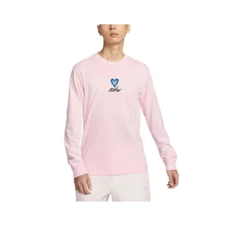 Nike Sportswear AS U NSW TEE LS OC VDAY T Shirt Men's Pink