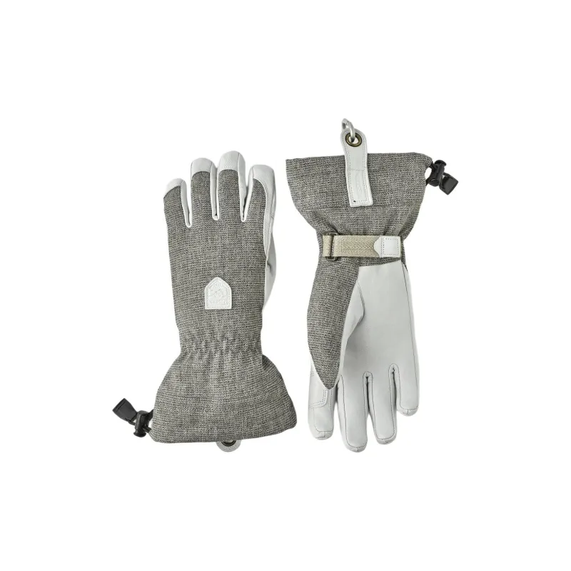 HESTRA Nylon, Goatskin, Polyester, Neoprene Sports Gloves Women's Gray-0