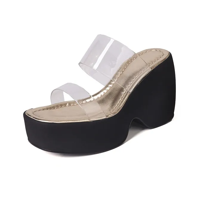 Su Yanjiao Rubber Foam Outsole Quiet Slip Resistant Cushioning Slide Slippers Women's-3