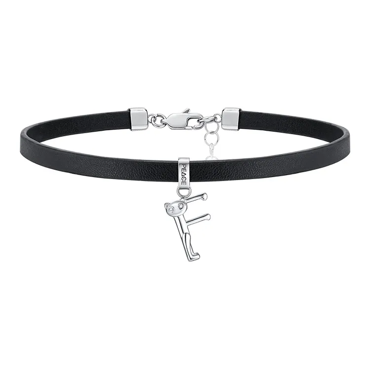 PEACE & CAT Titanium Steel Necklaces Women's-9