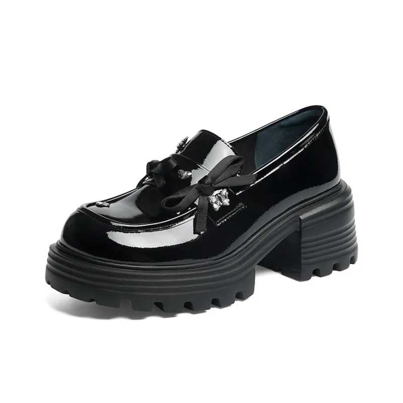 RED DRAGONFLY Loafers Women's Black-1
