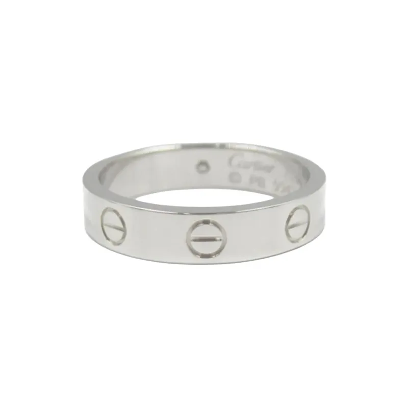 Cartier 2010s 18K White Gold Small Love Ring-1