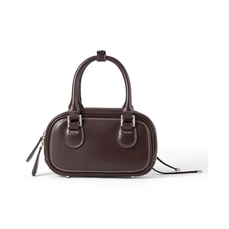 AMAZING SONG Cow Leather Commute Date Campus Shoulder Bag, Crossbody Bag, Handbag Women's Multicolor-10