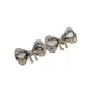 Double Bowknot Hair Slide[Luxury Gray 1 Pc]