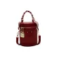 Burgundy+Shopping Bag
