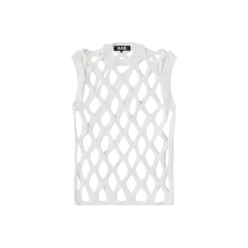 COMME DES GARCONS SHIRT Open Knit Sleeveless Sweater Vest