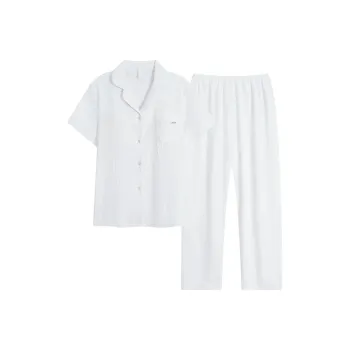 XIAFENYAN Pajama Set Women's White