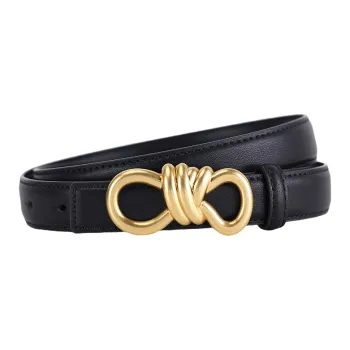 PALBAS Cow Split Leather Belts Women's 2.5cm