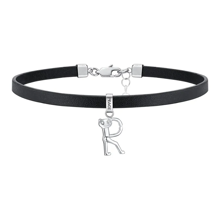 PEACE & CAT Titanium Steel Necklaces Women's-21