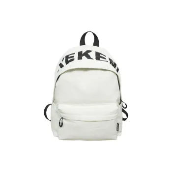 XIANGSU Nylon Backpack Unisex White/Black/Orange/Green/Purple