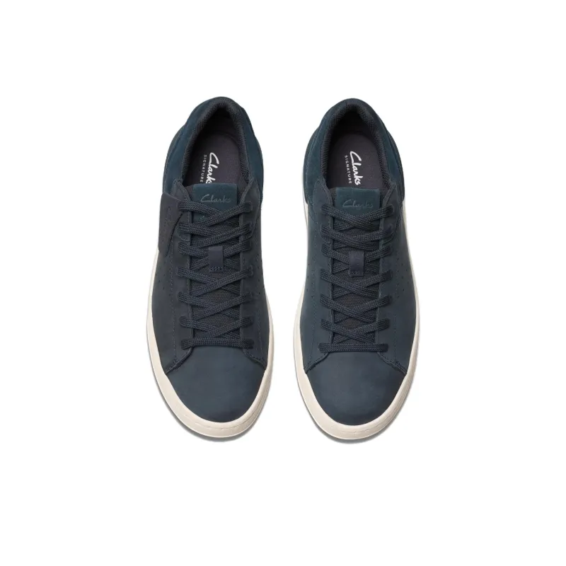 Clarks Courtlite 2 Run Low Top Skateboard Shoes Men's Blue-3