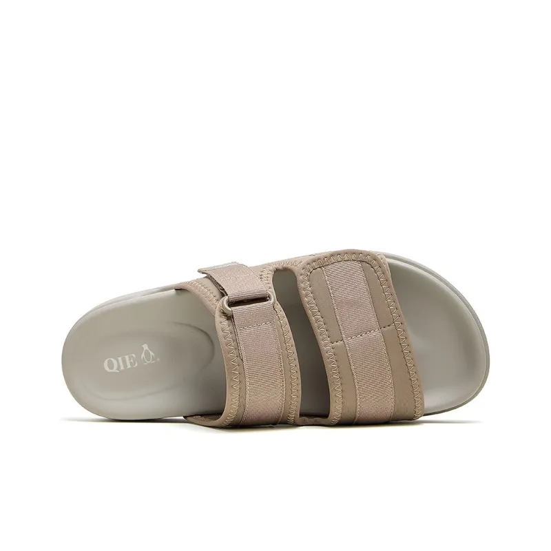 QIE Slide Slippers Men Black-8