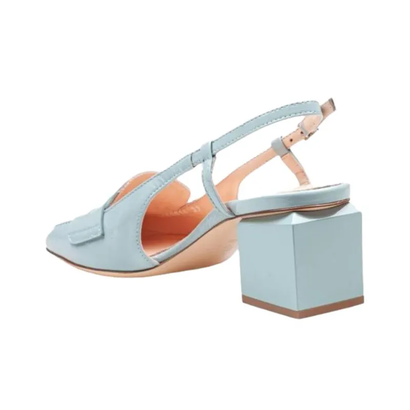 AGL ANGIE Chunky Heel High Heels 6cm Women's Blue-2