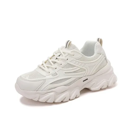 King Jinmai Slip Resistant Low Top Chunky Sneakers Women's