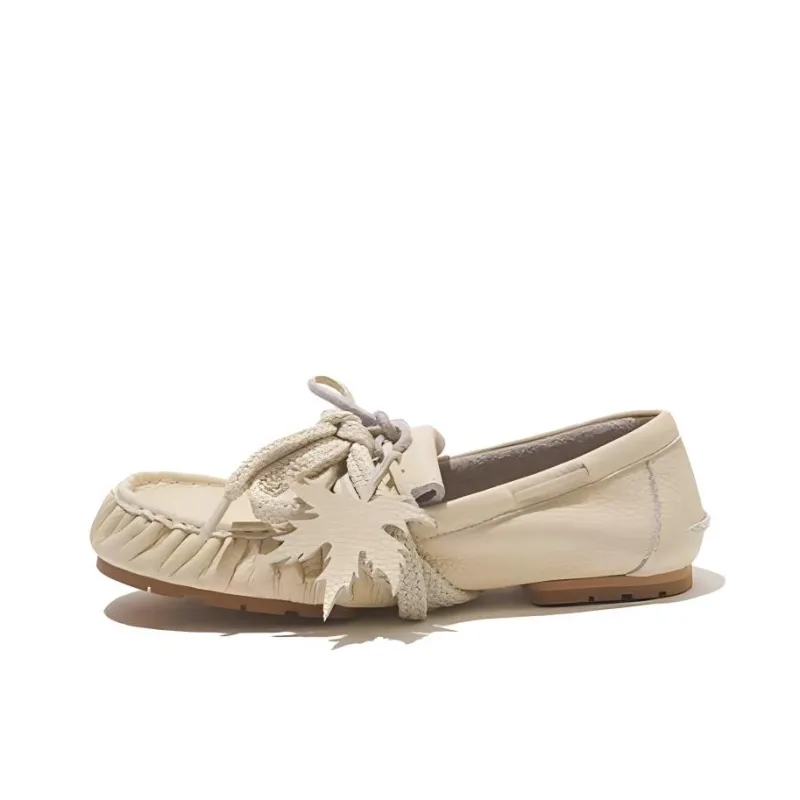 Meruomai Low Top Casual Shoes Women's Ecru-0