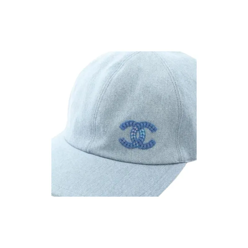 CHANEL 1986 1988 Denim Cap-2
