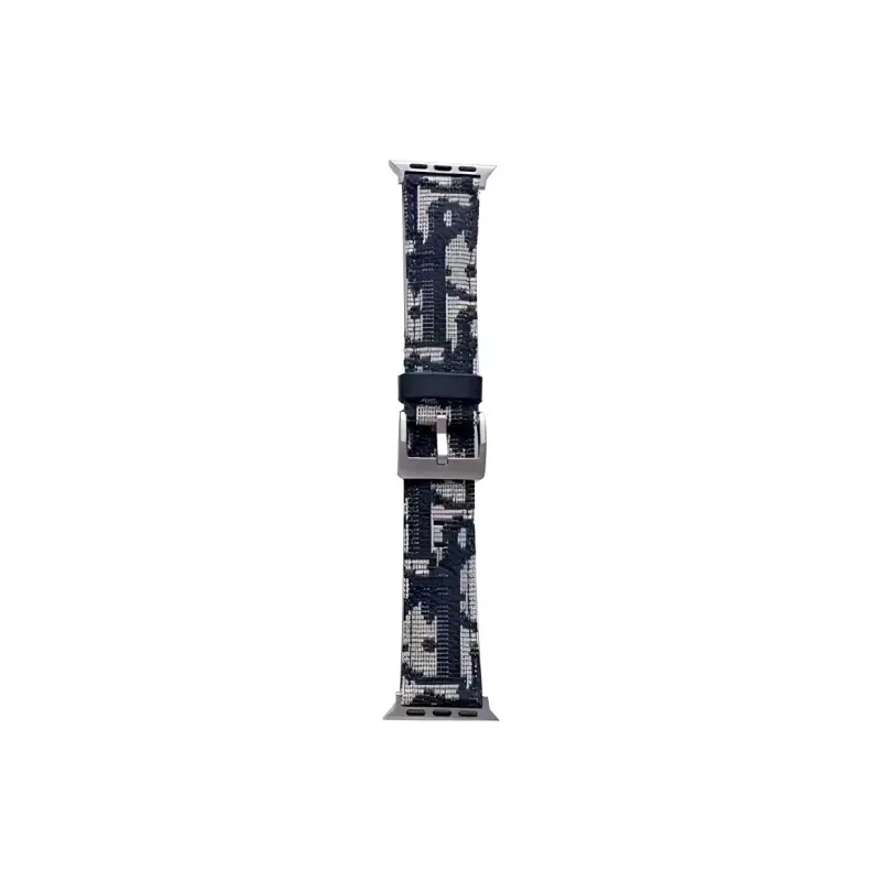 NCFCK Watch Band Apple Compatibility 13 16cm Canvas Material-18