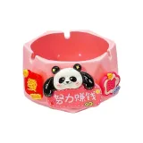 Pink, Panda[Length Approx. 10.5cm, Diameter Approx. 8.7cm, Height Approx. 5.6cm]