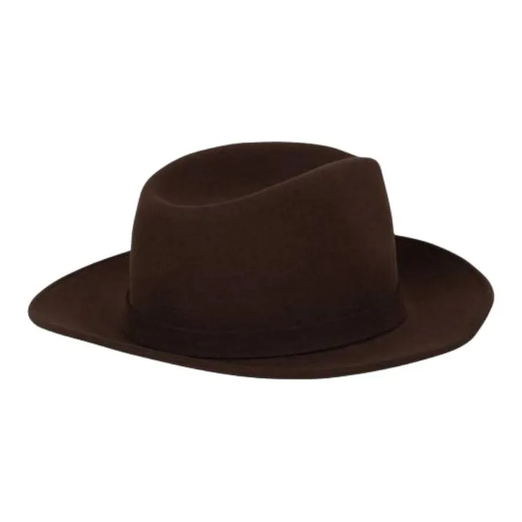 Lock Hatters Rabbit Fur Top Hats Unisex Brown-2