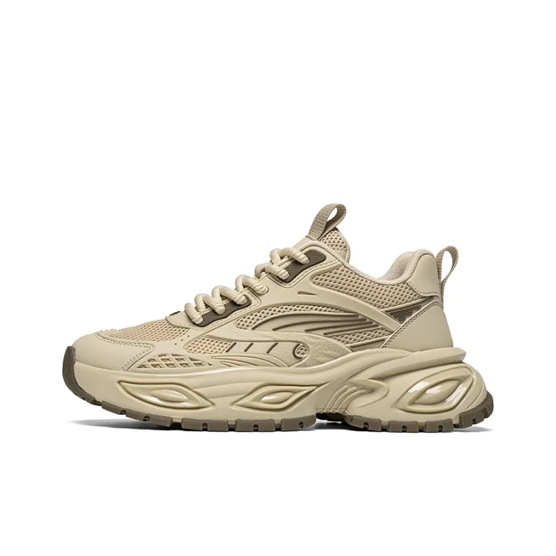 SUPEREDGE Shock Absorbers With Slip Resistant And Abrasion Resistant Properties Low Top Chunky Sneakers Men's-4