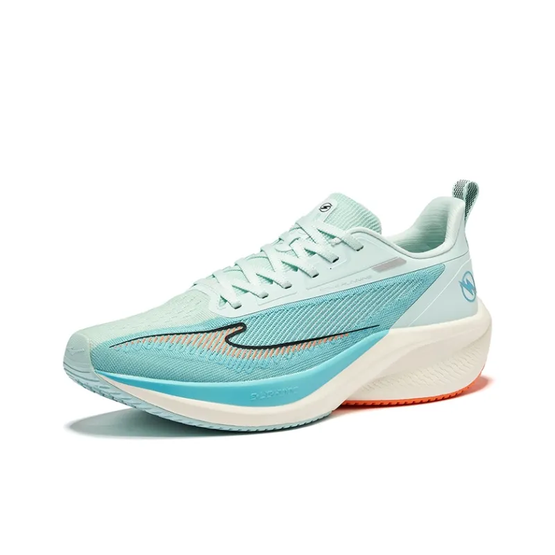 Erke Lightning 4 Slip-Resistant Breathable Cushioning Low-Top Casual Running Shoes Men's Blue-2
