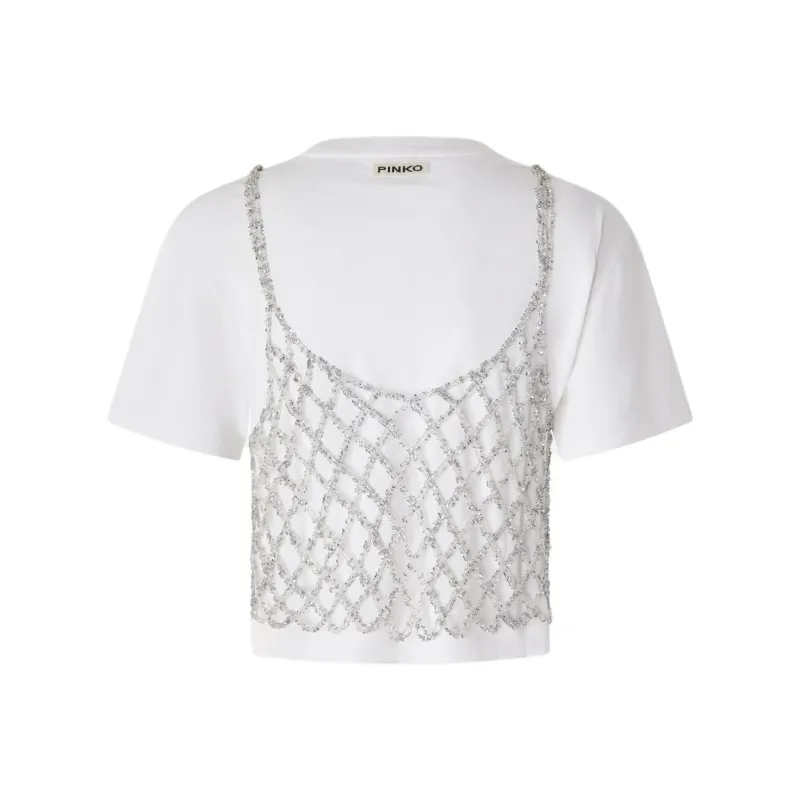 PINKO Layered T shirt-1