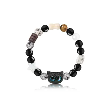 HAKASSA ORIGINALS Little Black Cat, Adorable And Cute Rope Bracelets