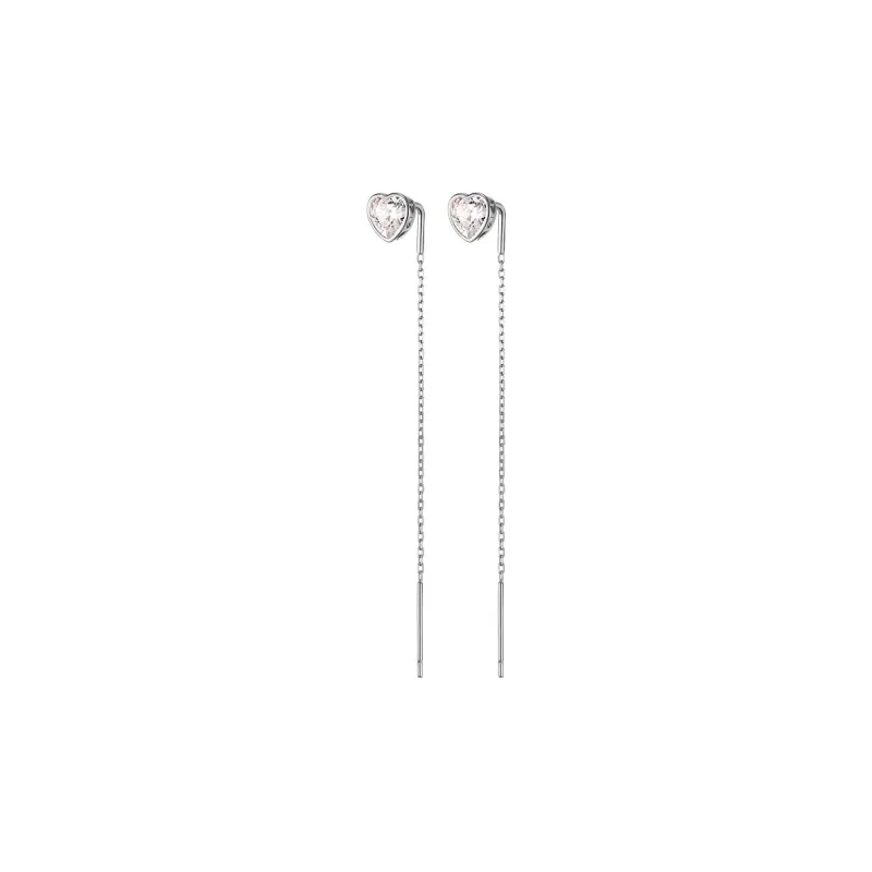 Sentimentality 925 Sterling Silver Drop Earrings Women's-0