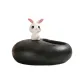 Cute Rabbit-Zen Black[Length Approx. 13.8cm Width Approx. 9.6cm Height Approx. 10.1cm]