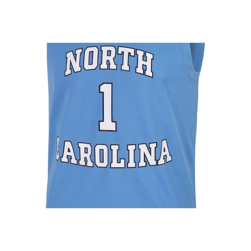 Jordan College Replica UNC Basketball Jerseys Men Blue-2