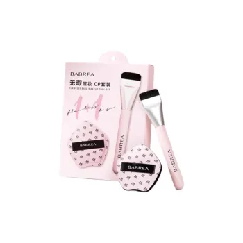 BABEILA Flawless Foundation Set Foundation Brush+Powder Puff Set Beauty And Makeup Tools