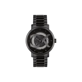 CALVIN KLEIN Wrist Watch Automatic Mechanical Movement Steel Strap 40mm Black Dial Men's Watches