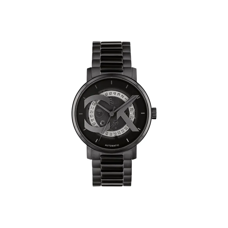 CALVIN KLEIN Wrist Watch Automatic Mechanical Movement Steel Strap 40mm Black Dial Men's Watches-0
