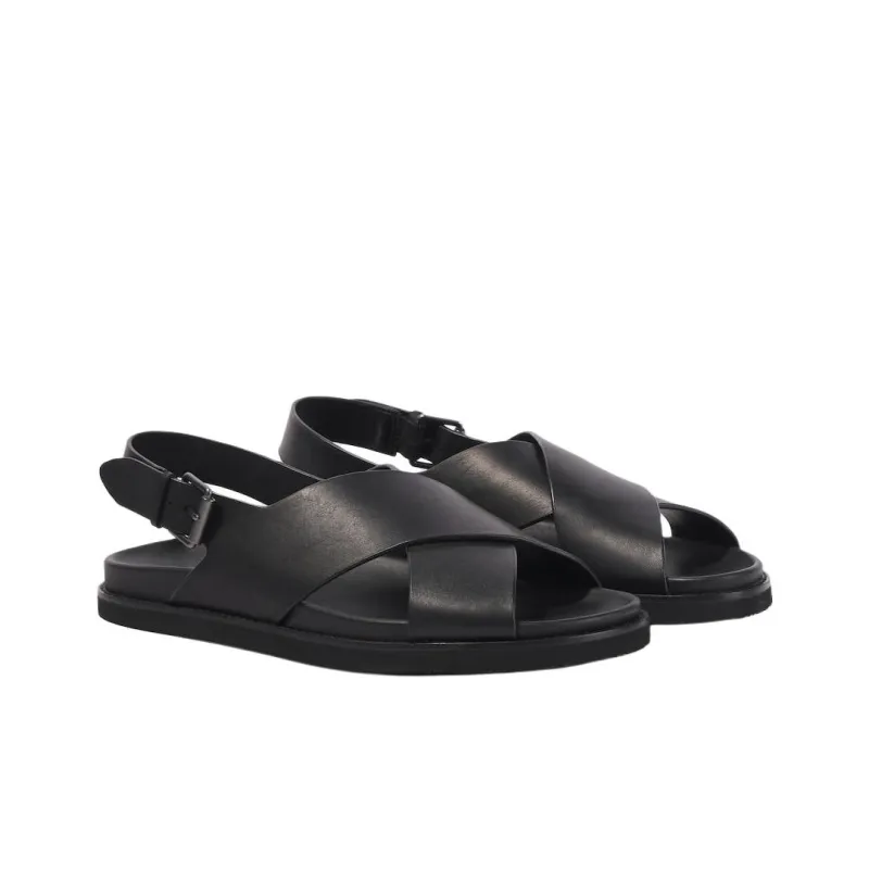 Polo Ralph Lauren Zane One Strap Sandals Men's Black-2