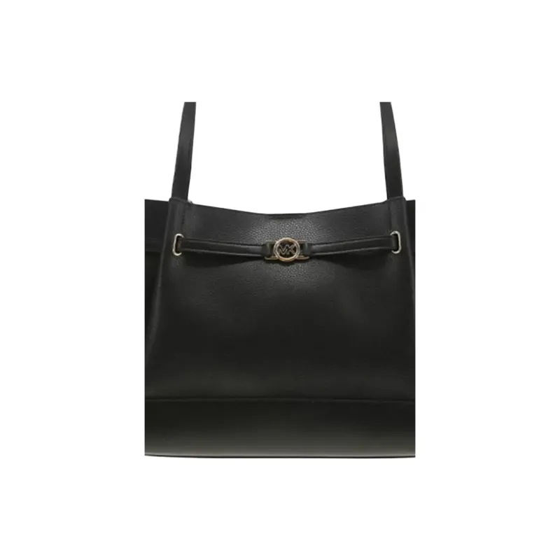 MICHAEL KORS Reed Leather Tote Bag, Shopping Bag, Shoulder Bag Regular Women's Black-2