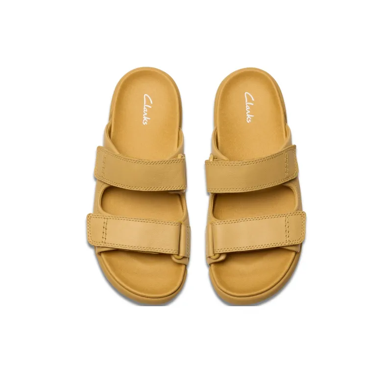 Clarks Slide Slippers Women's Yellow-2