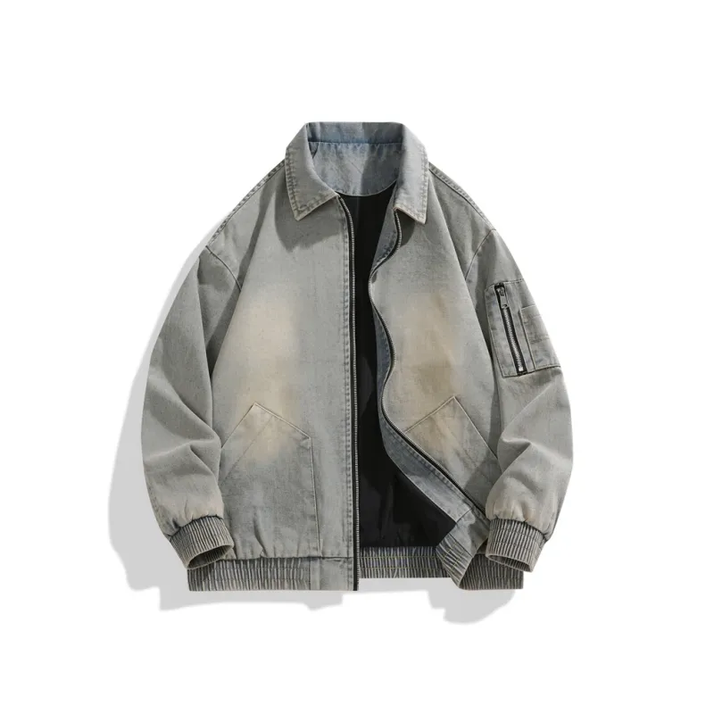NAXUSTO Denim Jackets Unisex-3