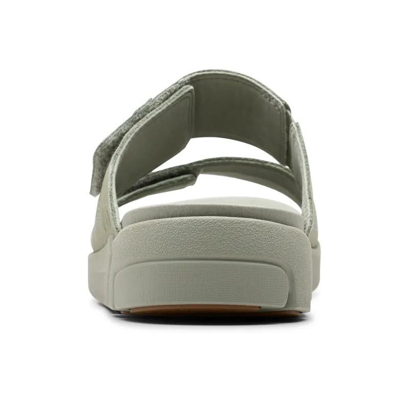 Clarks Cut Out Odor Resistant Slide Slippers Unisex Green-3