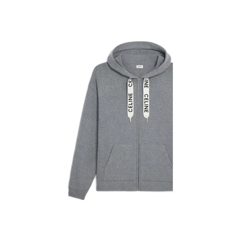 CELINE Sweatshirts Women's Gray-3