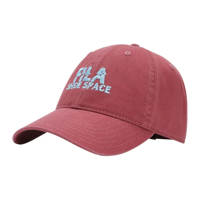FILA Lifestyle Cotton Baseball Caps Women's Rock Rose Red-1