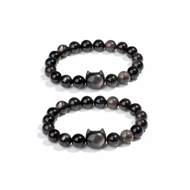 CMFY Obsidian Jade Bracelets Unisex-6