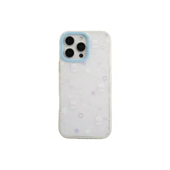 Wei Xin Acrylic Material All Over Kitten Stars Phone Cases Compatible With IPhone 16/15 Pro Max/Apple 13/14 Pro/Max
