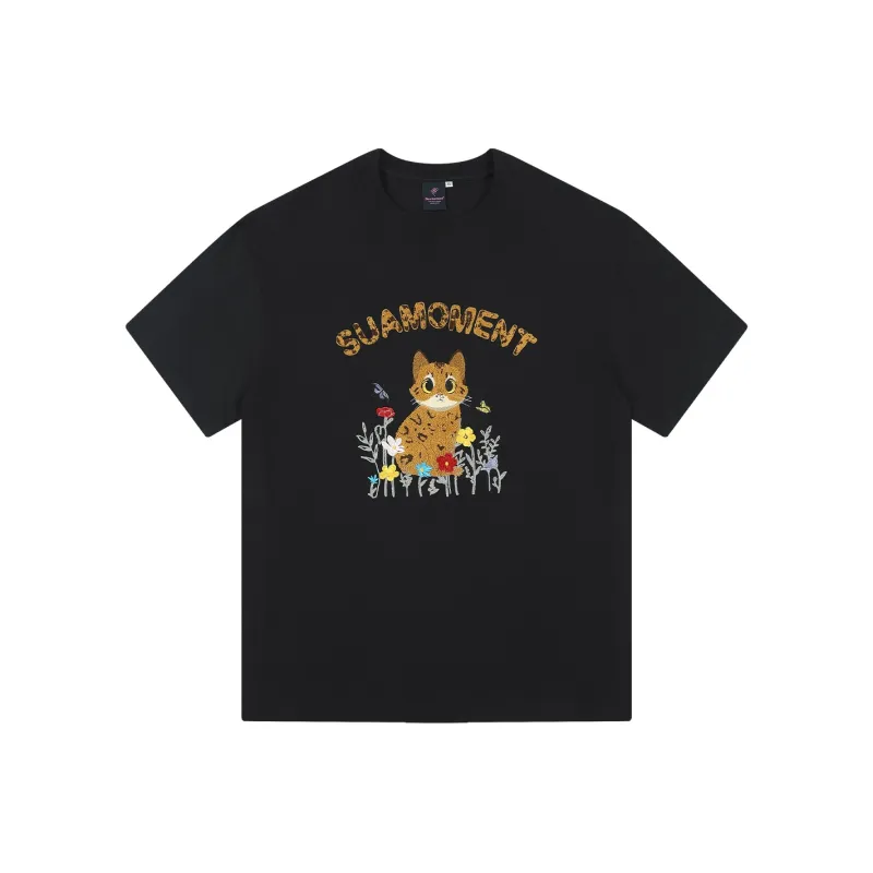 Suamoment Short Sleeved T Shirts Unisex-1