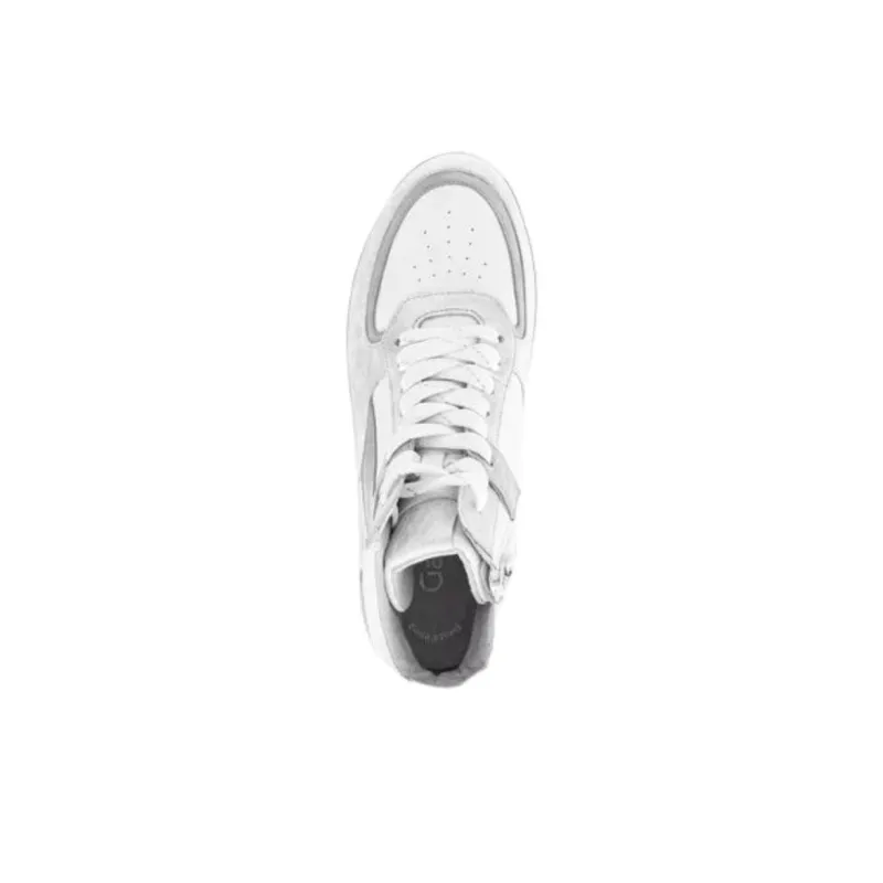Gabor Fashion High Top Casual Shoes Women's Silver-3