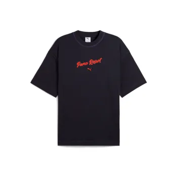 PUMA Playera Estampada Oversized Para Mujer Premium Essentials