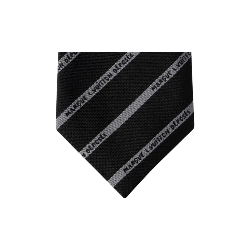 LOUIS VUITTON Silk Ties Men's Black-2
