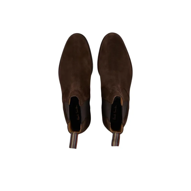 Paul Smith Lawson Ankle Length Chelsea Boots Men's Brown-4