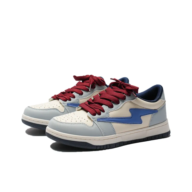 T628 Slip Resistant, Lightweight, And Breathable Low Top Skateboard Shoes Unisex-30