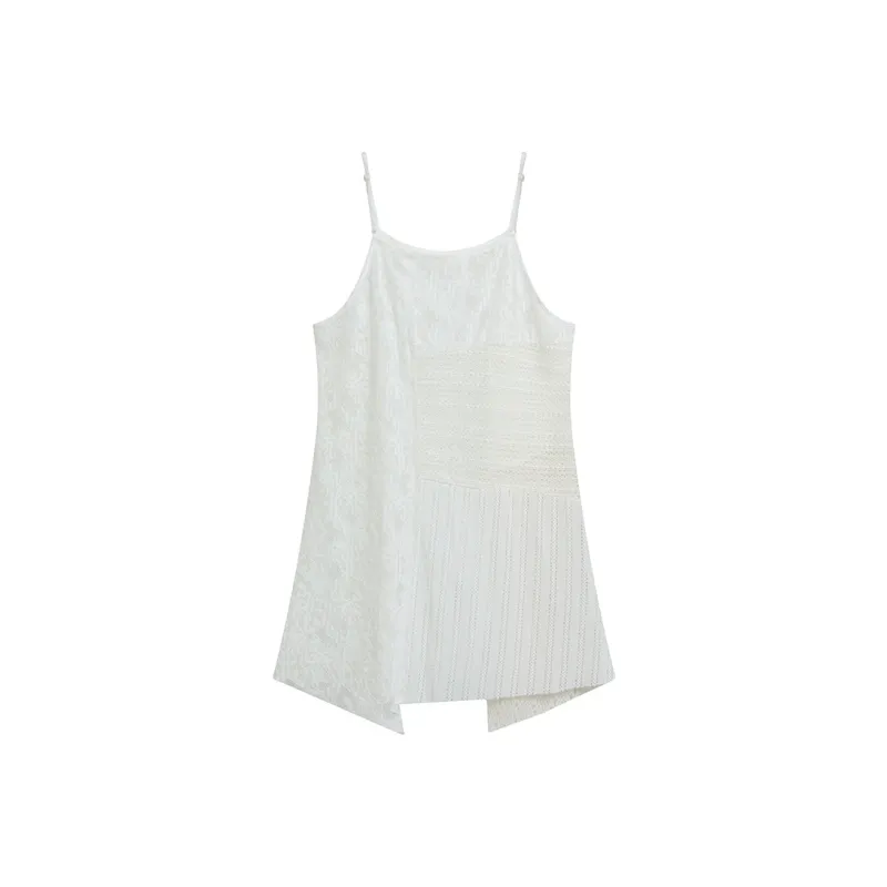Octopus Me Slip Dress Women's Ecru-1