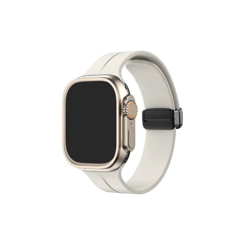 IKYOU Watch Band Apple Compatibility 49mm Silicone Material-8